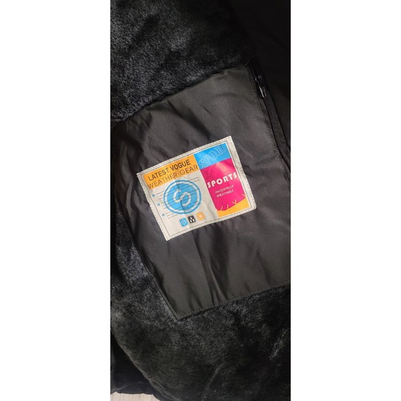 Moerdeng mens 2XL Black Ski Jacket Waterproof Removeable Hood Snowboard Warm - Picture 4 of 10